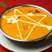 Most popular! A little sweet "butter chicken curry" 900 yen