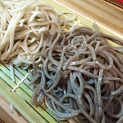 Hand made buckwheat noodle