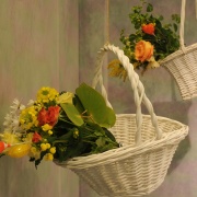 Flower arrangement presentation